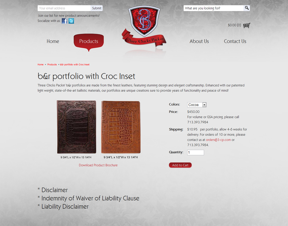 Three Chicks Packin’